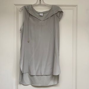 Max Mara Leisure Gray Silk Top
